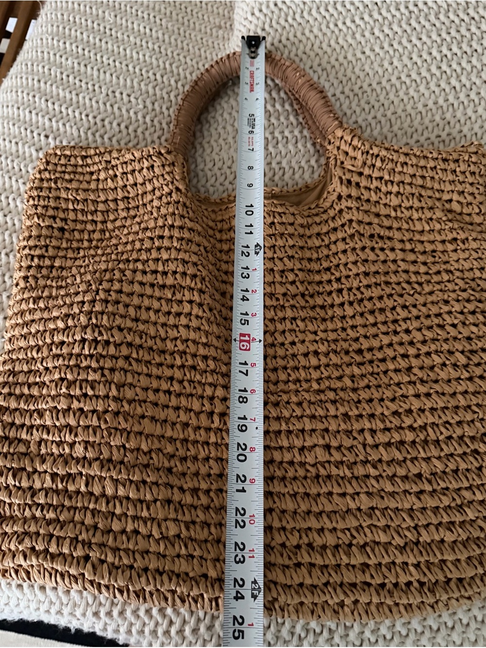 Fallon & Royce Mel straw and suede bag - Picture 11 of 16